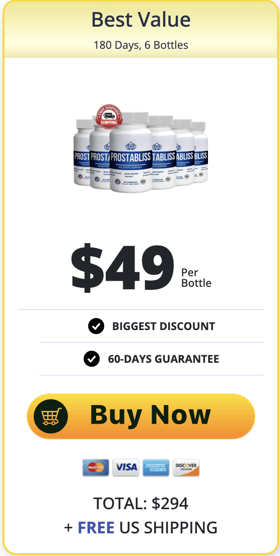 ProstaBliss 180-day supply best value bundle